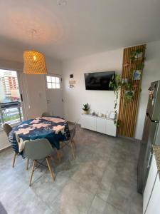 Køkken eller tekøkken på Departamento Boutique del mar + 7 billeder