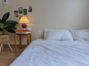 Postel nebo postele na pokoji v ubytování Ansik