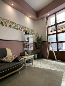 Posezení v ubytování Hostal Casa Michaels