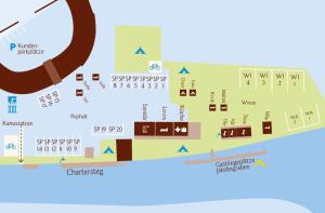 Půdorys ubytování Wassersportzentrum Alte Feuerwache
