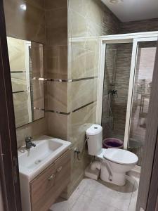 Koupelna v ubytování Appartement à Sidi Rahal - 5 min de la plage