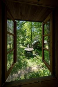 Vonkajšia záhrada v ubytovaní Dom na Podlasiu