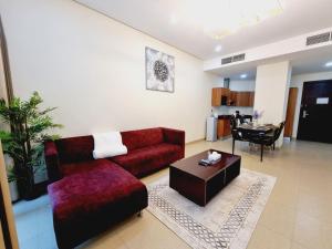 O zonă de relaxare la Aspire Tower-Nightlife Nest Juffair