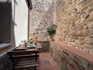 Αίθριο ή υπαίθριος χώρος στο Apartamento casa rural en Abadía AT-CC-00850