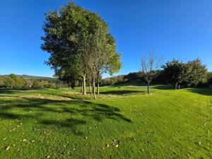 Landskap semula jadi dekat dengan rumah percutian
