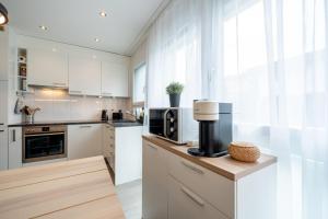 Köök või kööginurk majutusasutuses Swiss Suites