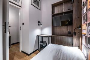 Postel nebo postele na pokoji v ubytování Vola Hostel