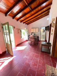 Predel za sedenje v nastanitvi Posada San Miguel