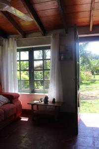 Predel za sedenje v nastanitvi Posada San Miguel