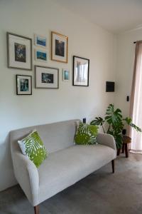Χώρος καθιστικού στο Casa Guapita
