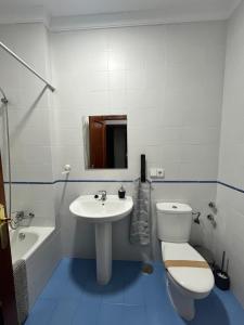 Koupelna v ubytování Casa dalia