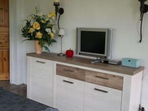 TV a/nebo společenská místnost v ubytování in Untergöhren Comfortable holiday residence