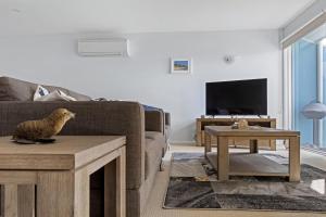 TV a/nebo společenská místnost v ubytování Osbourne walk to beach