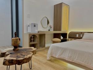 Postel nebo postele na pokoji v ubytování Homestay Lucie đảo Phú Quý