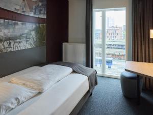 B&B HOTEL Vejle客房内的一张或多张床位