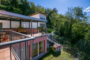 Balkón nebo terasa v ubytování Lugano Panoramica - Happy Rentals