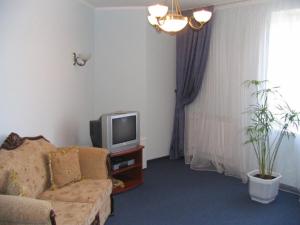 TV a/nebo společenská místnost v ubytování Hotel European
