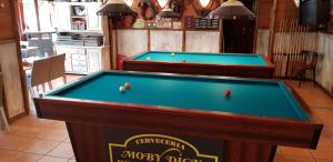a pool table with balls on top of it at MobyDick 5 in Benidorm