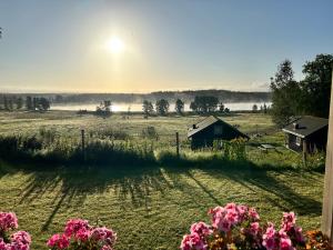 Loodusmaastik of the country house lähedal