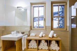 Łazienka w obiekcie Bolodges Apartments by Alpin Rentals
