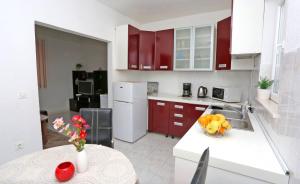 Küche/Küchenzeile in der Unterkunft Apartment Marija