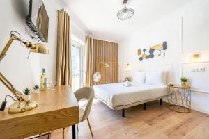 Cama ou camas em um quarto em Goa Square by Lisbon with Sintra
