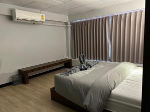 Postel nebo postele na pokoji v ubytování OD Hostel