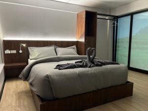 Postel nebo postele na pokoji v ubytování OD Hostel