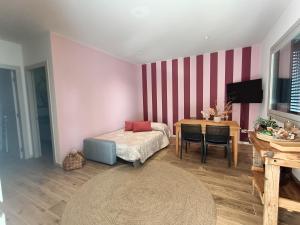 Postel nebo postele na pokoji v ubytování Alloggio Il Gelso