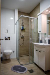 Koupelna v ubytování TOP VIEW apartment 39 + 28 fotografií