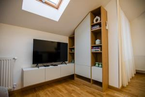 TV a/nebo společenská místnost v ubytování TOP VIEW apartment 40