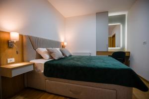 Postel nebo postele na pokoji v ubytování TOP VIEW apartment 40