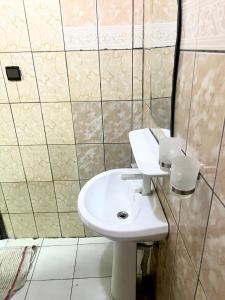 Koupelna v ubytování Makepe Villa