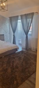 Ένα ή περισσότερα κρεβάτια σε δωμάτιο στο Apartament Parc Romanesc