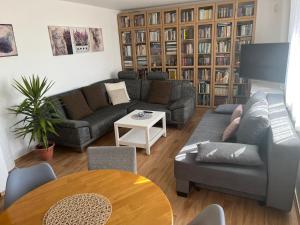 Posezení v ubytování Apartmán s wellness službami