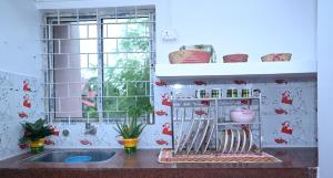 Parag Abode - A Luxury Homestay的厨房或小厨房