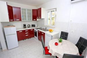 Küche/Küchenzeile in der Unterkunft Apartment Marija