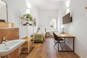 TV a/nebo společenská místnost v ubytování Sali Homes - Schwäbisch Hall Altstadt #70 + 35 fotografií