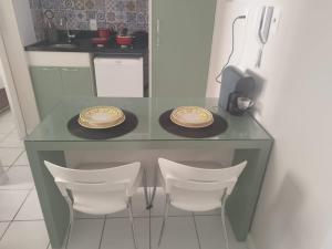 Køkken eller tekøkken på Apartamento joia rara no coração do Sudoeste