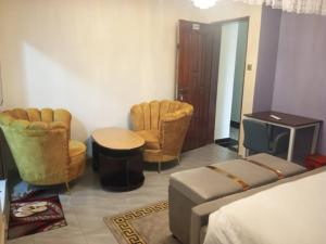 Tina Ma Hotel的休息区