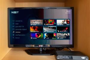 TV a/nebo společenská místnost v ubytování Flat Santana próximo ao metrô (Apto 132) + 18 fotografií