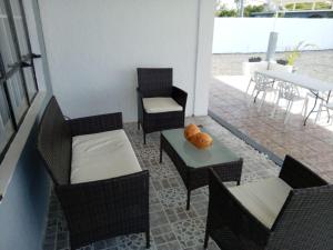 Posezení v ubytování Villa Bella Quatre Cocos