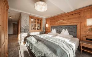 Posteľ alebo postele v izbe v ubytovaní Wohlfühlresort Peternhof