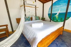 Marazao Beach Hotel & Spa客房内的一张或多张床位