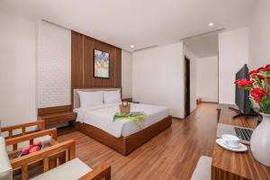 Posezení v ubytování De Lamour Hotel Da Nang