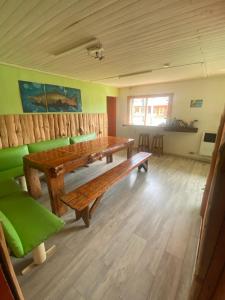 Posezení v ubytování Hostel Río Azul
