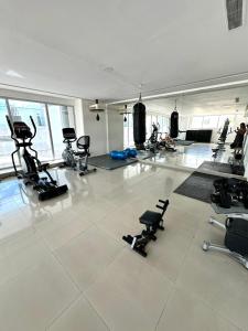 Fitness centrum a/nebo fitness zařízení v ubytování Suite Cancun Plaza