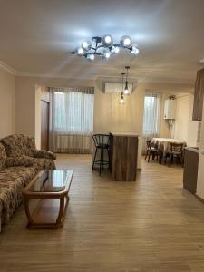 Χώρος καθιστικού στο Cozy Appartement near Park