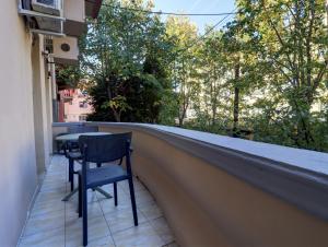 Balkón nebo terasa v ubytování Midtown Prishtina Stays
