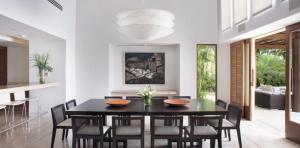 Χώρος καθιστικού στο Ranchos Estates Beachfront Villa Ten